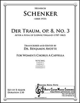Der Traum SSAA choral sheet music cover